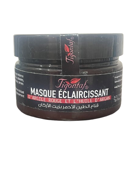 Mascarilla Iluminadora de Arcilla Roja y Aceite de Argán